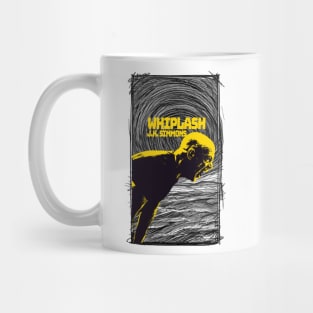 whiplash jk simmons graphic, illustration design ironpalette Mug